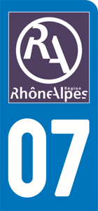 sticker 07 - Ardèche (moto) 2015