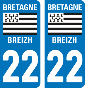 sticker 22 - Côtes d'Armor