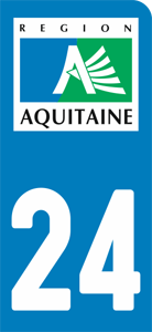 sticker 24 - Dordogne (moto)