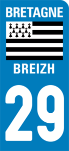 sticker 29 - Finistère (moto)