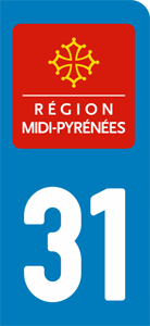 sticker 31 - Haute-Garonne (moto)