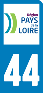 sticker 44 - Loire-Atlantique (moto)