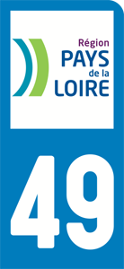 sticker 49 - Maine-et-Loire (moto)