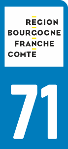 sticker 71 - Saône et Loire moto 2017