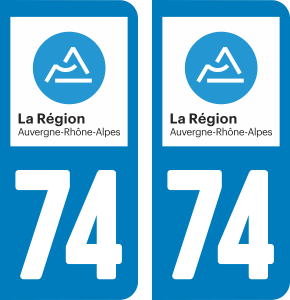 sticker 74 - Haute Savoie 2017