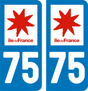 sticker 75 - Paris