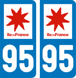sticker 95 - Val-d'Oise