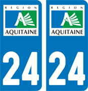 sticker 24 - Dordogne