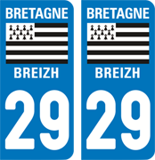 sticker 29 - Finistère