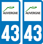 sticker 43 - Haute-Loire