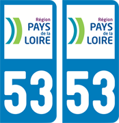 sticker 53 - Mayenne