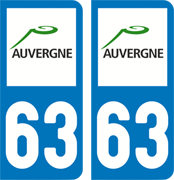 sticker 63 - Puy-de-Dôme