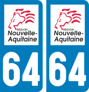 sticker 64 - Pyrénées Atlantiques 2017