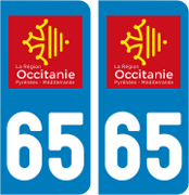sticker 65 - Hautes Pyrenees 2017