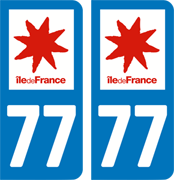 sticker 77 - Seine-et Marne