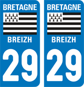 autocollant 29 - Finist�re