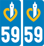 autocollant 59 - Nord